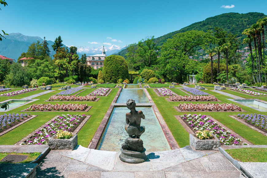 Beauté des lacs et jardins italiens