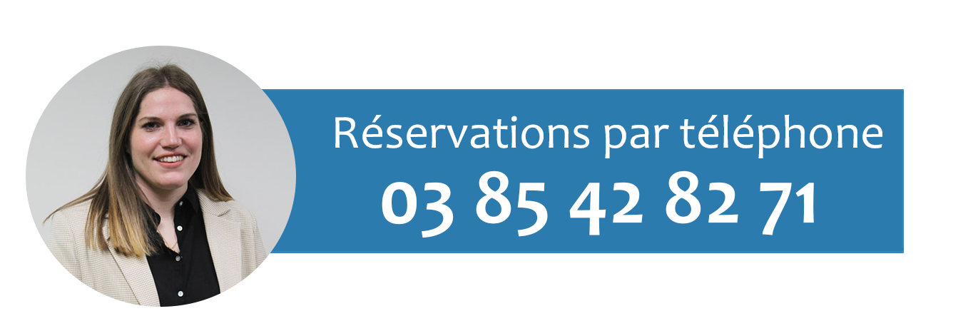 Réservez par téléphone et réglez un acompte sécurisé à distance.