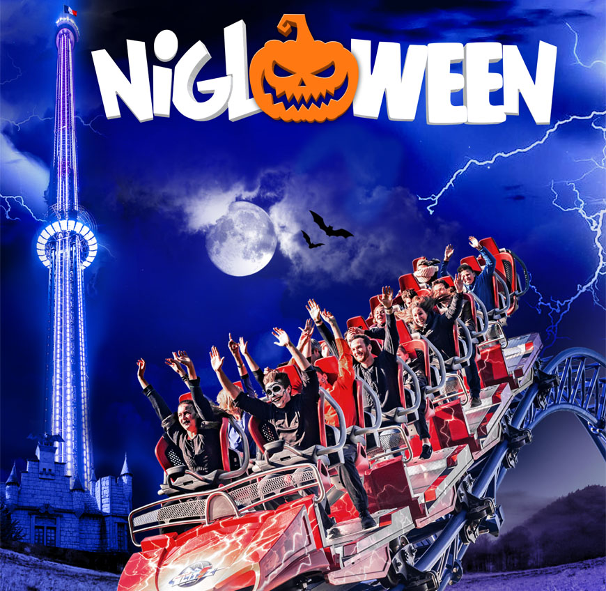 Parc Nigloland pour Halloween Voyages Girardot, l'Agence de tous vos