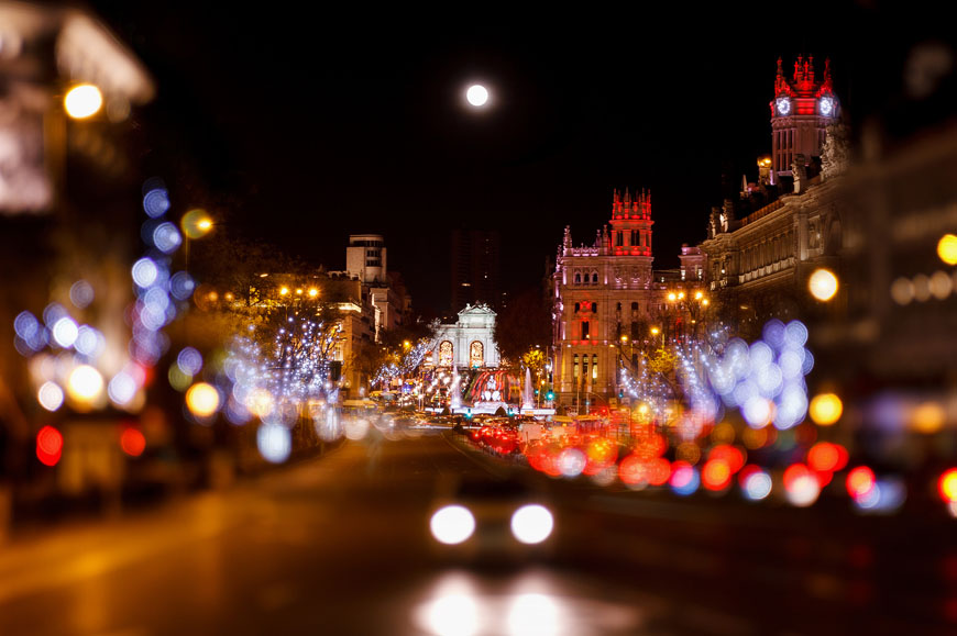 Noël à Madrid, Espagne