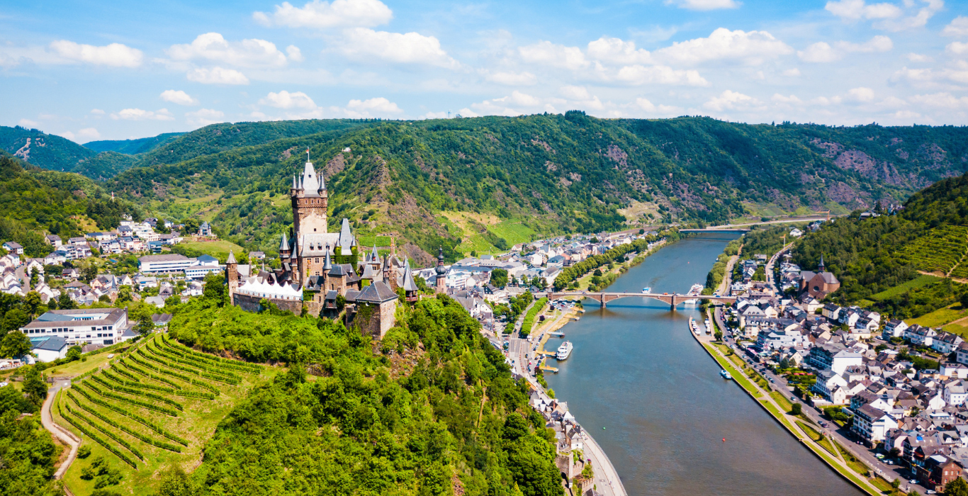 À fleur de fleuves : Rhin, Moselle, Main et promenade dans l'art des jardins