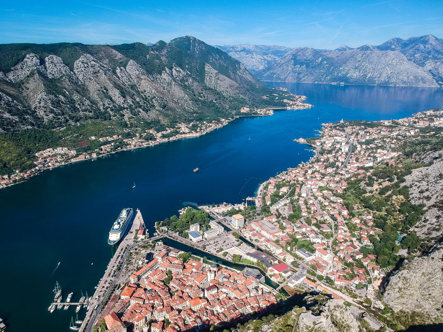 Les célèbres Bouches de Kotor